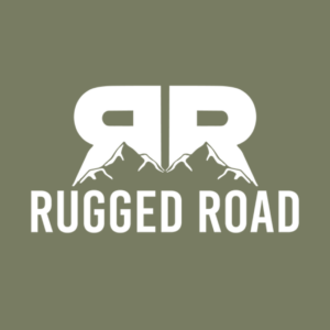 Rugged Road Logo Green Background